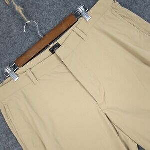 J.Crew Mens Tech Shorts Khaki Tan Size 36 Performance Hiking Outdoor 10.5 Inseam